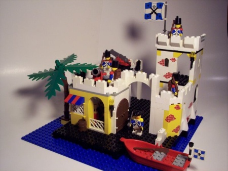 Bluecoats' land-based MOC Port Framboise by Unitron6991