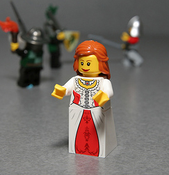 New LEGO® Kingdoms Maiden Minifig