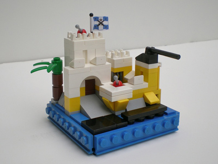 Micro-scale Eldorado Fortress by Pallaeon on Classic-Pirates.com