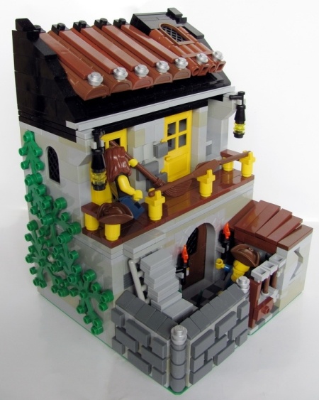 Paddles' Inn, a land-based Lego creation by MetroiD