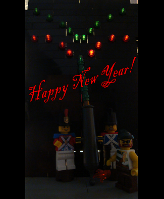 happy new year fireworks pirates bluecoats redcoats