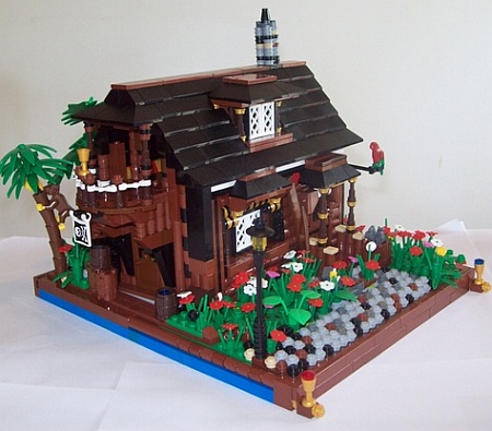 The Rum Room, a land-based LEGO Pirates MOC by TazManiac