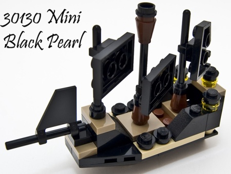 LEGO Pirates of the Caribbean 30130 Mini Black Pearl set reviewed by Big Cam