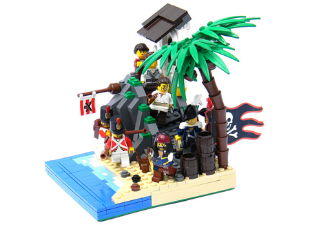 A LEGO pirate creation by Eurobricks member NewRight