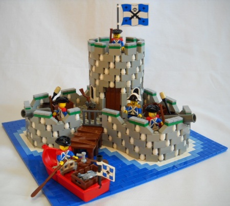 San Miguel Fortress, a land-based LEGO Pirates MOC by Peter deYeule