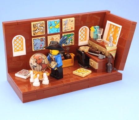 Explorer's Cabin, a pirate LEGO creation by teabox