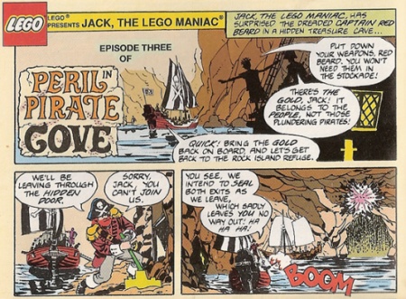 Peril In Pirate Cove – a 1993 LEGO promotional comic