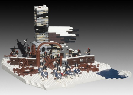 The Battle of Eylau, a historical LEGO MOC by TheBrickAvenger