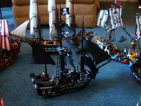 Building of 4184 Black Pearl - a stop-motion video by yys4u