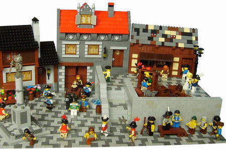 LEGO Pirate MOC Piazza by Hardegon