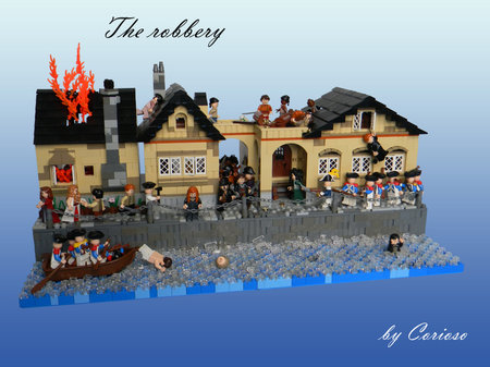 LEGO Pirate MOC The Robbery by Corioso