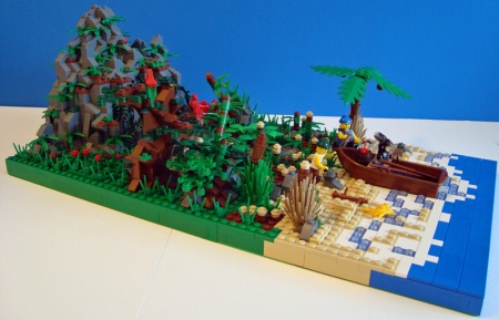 Treasure Island, a Pirate LEGO creation by Captain Flint