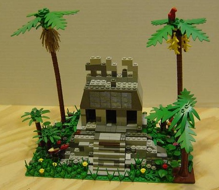 Ruins of Palenque, a Mayan-inspired LEGO MOC by Capt. Stabbin