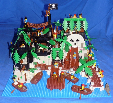 Captain Ultimo's Refuge - a Pirate LEGO MOC by Pavel