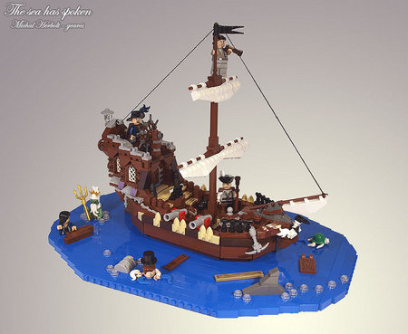 LEGO Pirate Sea has Spoken MOC gearcs