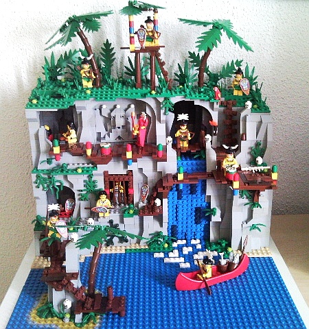 Kahuka Cliff - an Islander MOC by Bjornu