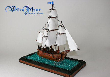 LEGO Pirate White Myst MOC Siercon and Coral