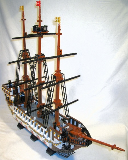 The Royal Navy Command Ship, a LEGO MOC by Thoy Bradley