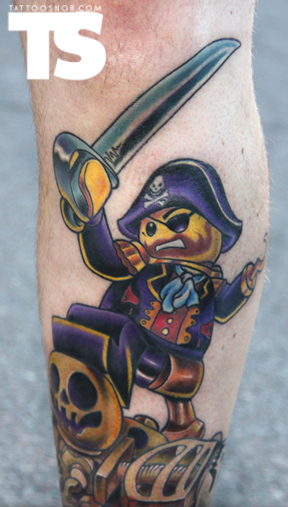 pirates p logo tattoo