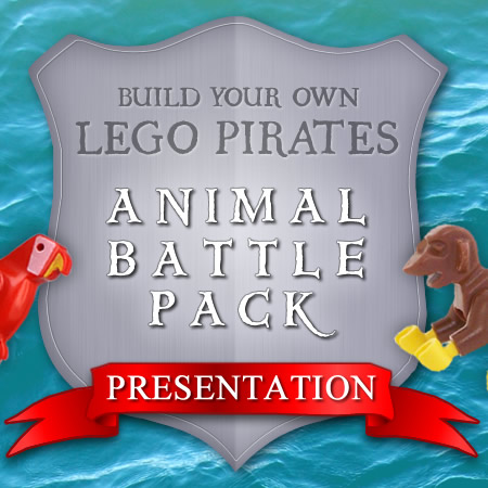 Build your own LEGO Pirates Animal Battle Pack Presentation graphic