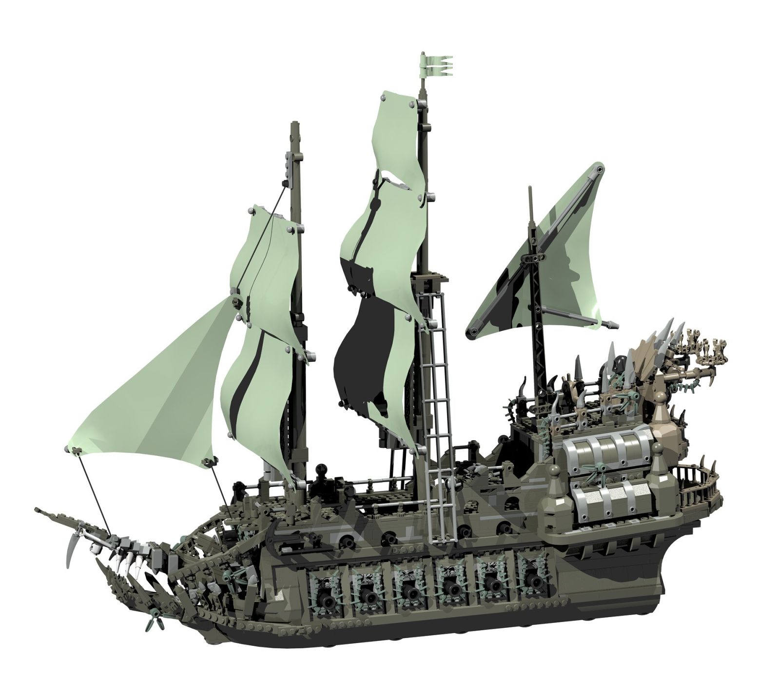 Render of "The Flying Dutchman" by ZedKay