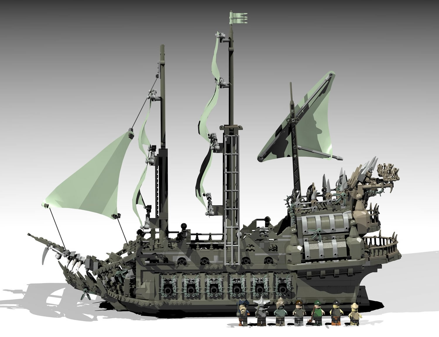 Render of "The Flying Dutchman" by ZedKay