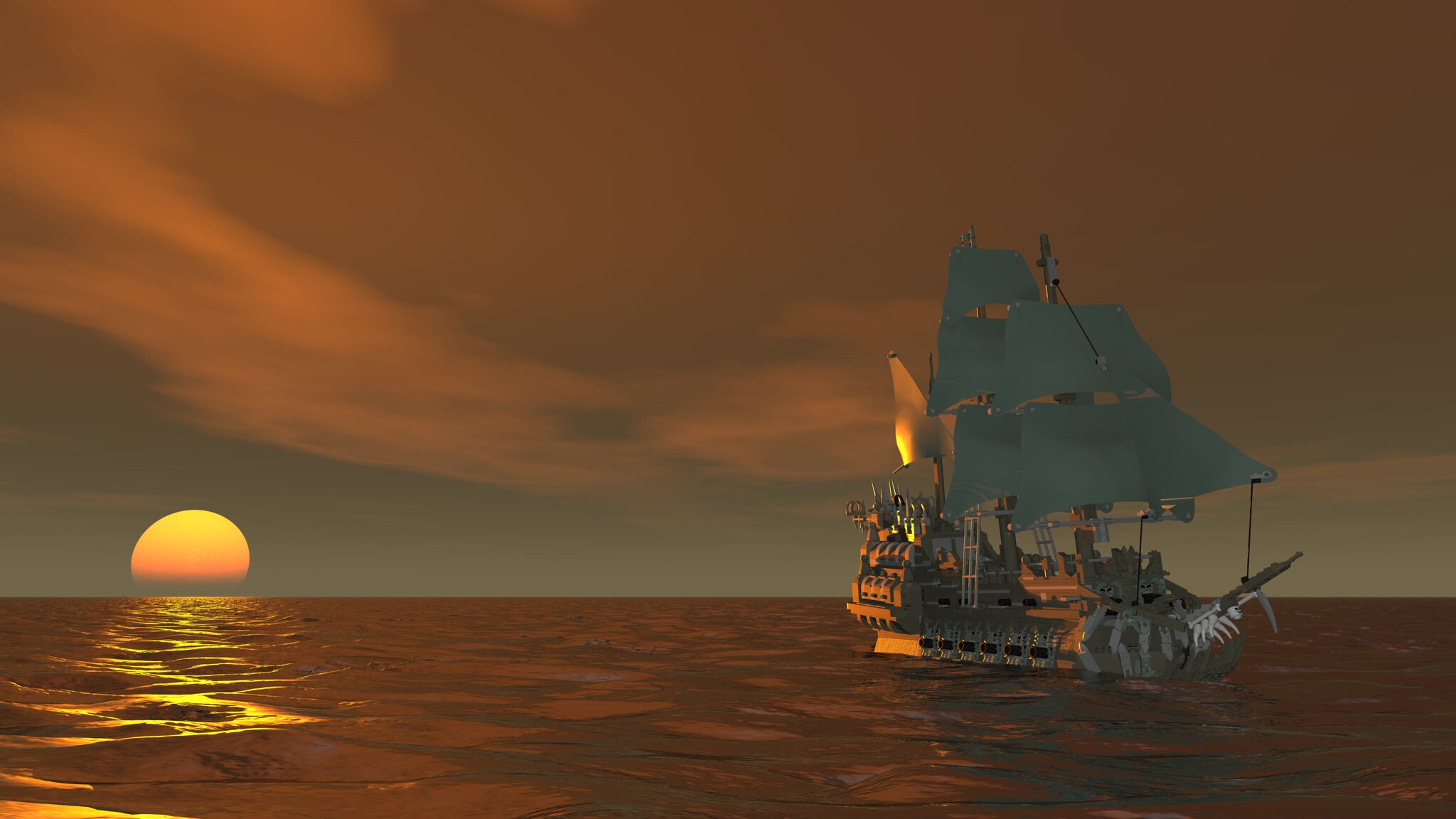 Render of "The Flying Dutchman" by ZedKay