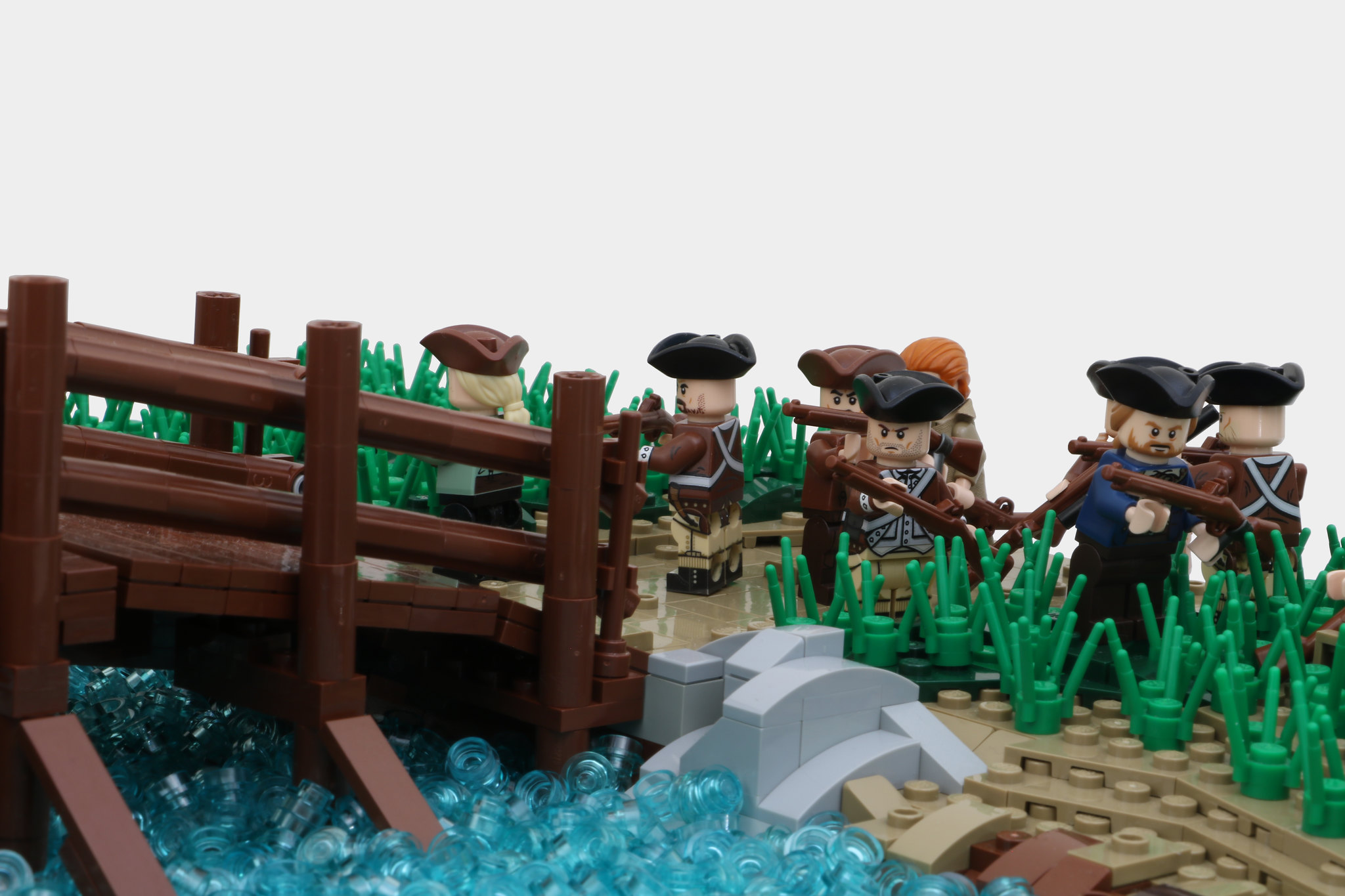 A Skirmish at North Bridge by A Goodman MOCs The home of LEGO
