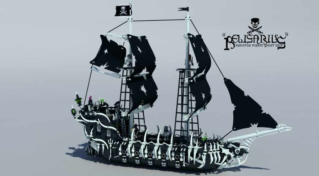Featured Image for “Belisarius Skeleton Pirate Ghost Ship” by Delusion Brick