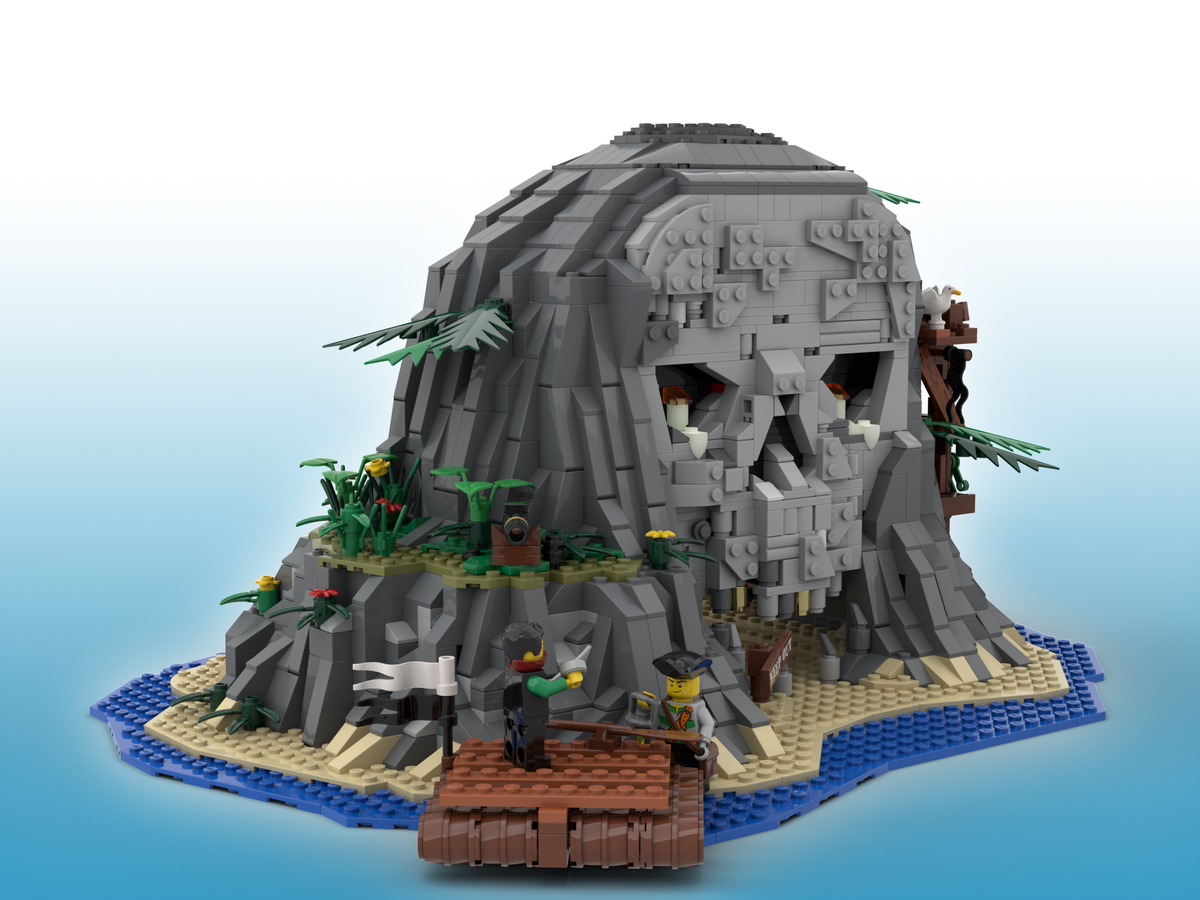 Lego volcano best sale moc