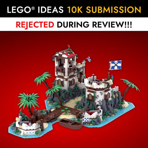 Thumbnail Image of “Imperial Island Fort” by BrickHammer rejected by LEGO Ideas Team