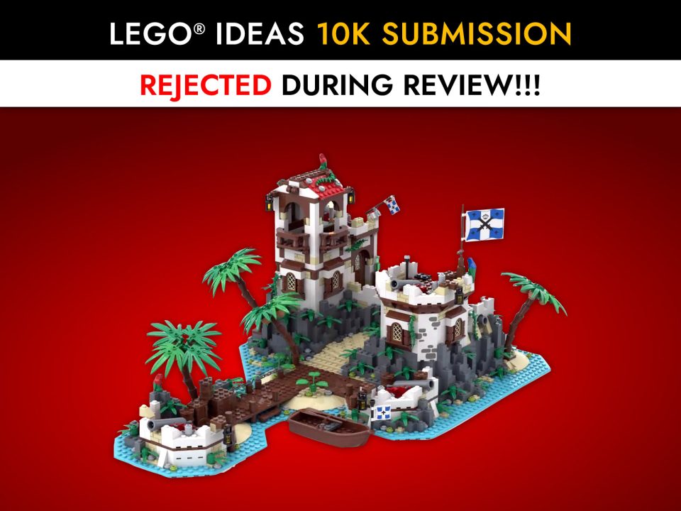 Featured Image for "Imperial Island Fort" by BrickHammer REJECTED by LEGO Ideas Team"