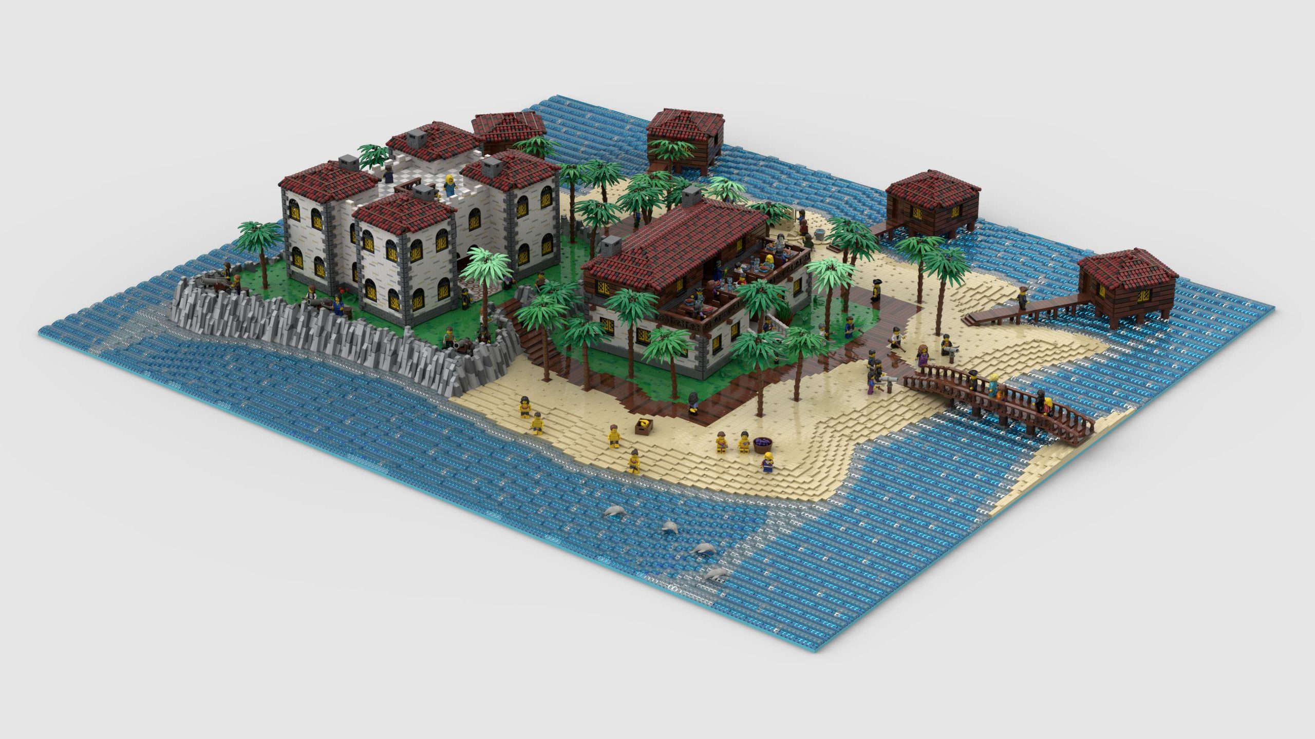 Render of “Plava de Palma Resort” by NOD