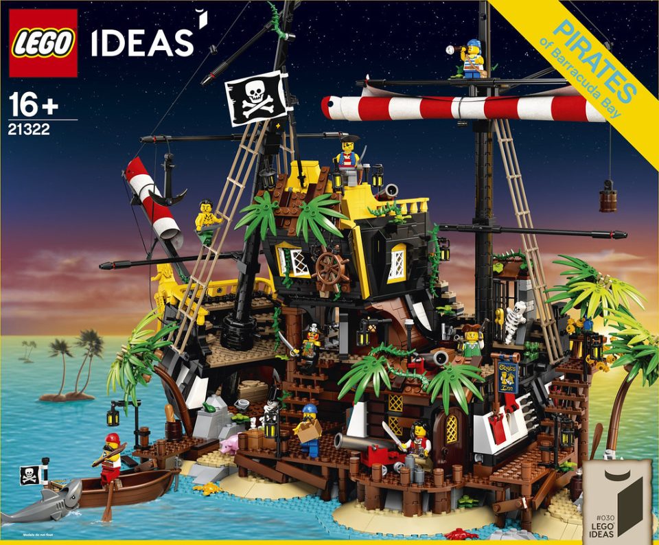 LEGO Ideas 21322 "Pirates of Barracuda Bay Front Box Art