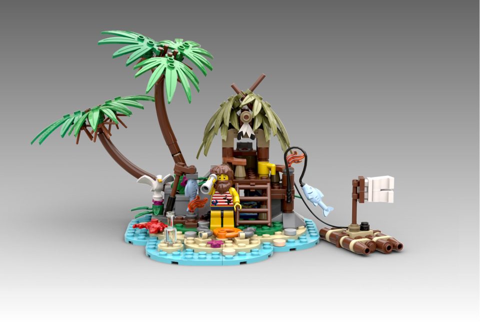 LEGO Ideas Content Submission "Ray the Castaway" by Daditwins