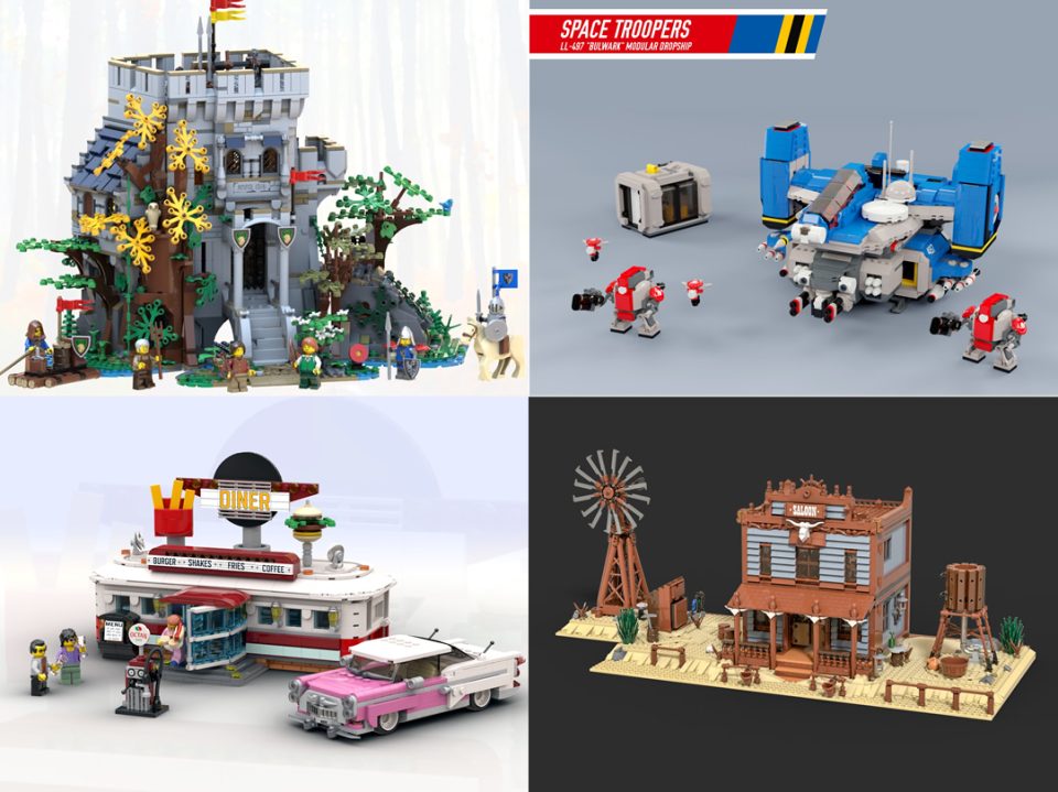 Photo of BrickLink Designer Program Finalists - The Classic Themes