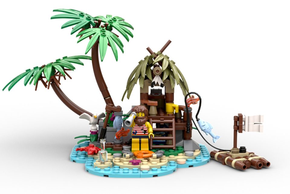 Image of LEGO Ideas Content Winner "Ray the Castaway"