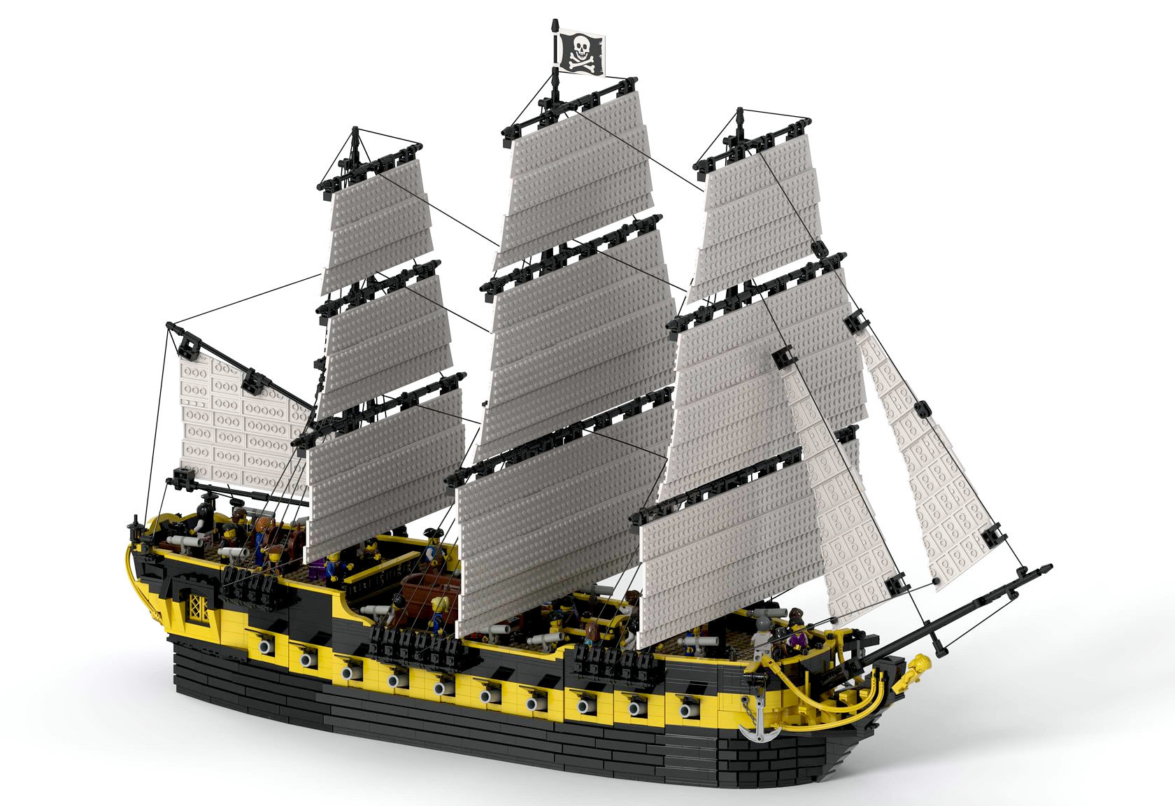 One Piece Sunny Pirate Ship Building Set Fit Lego