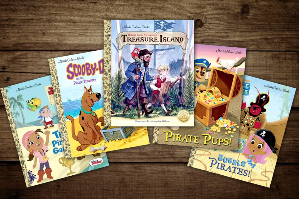 More Pirate Themed Golden books