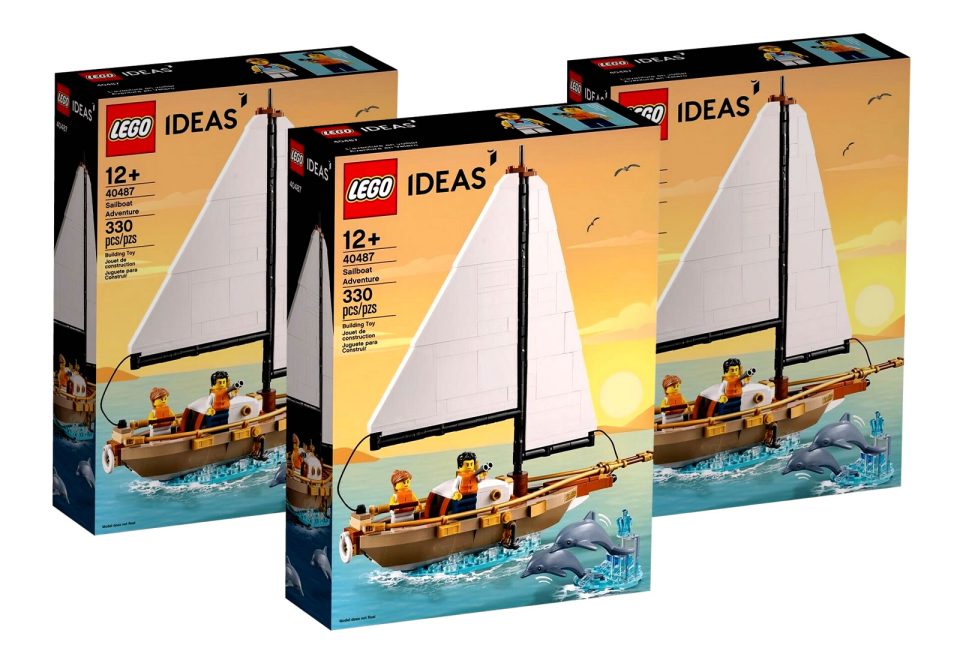 Box art of LEGO Ideas 40487 Sailboat Adventures