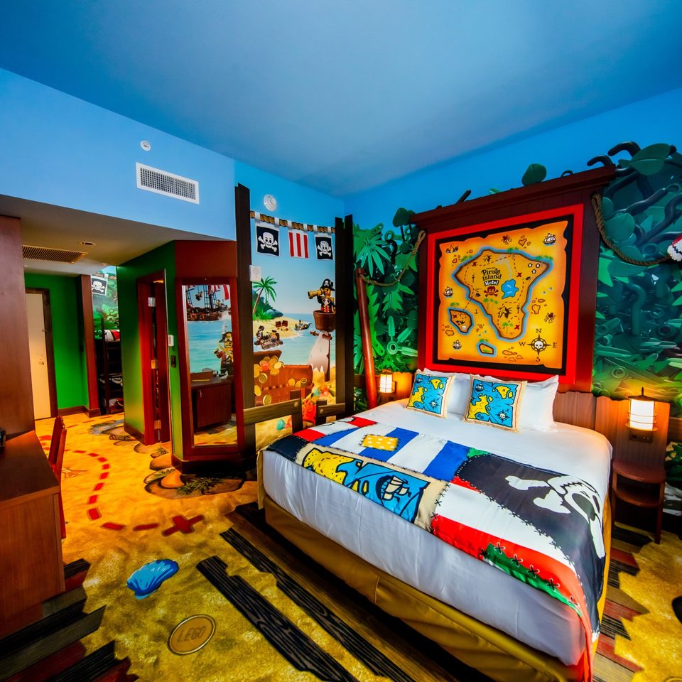 A room at the Pirate Island Hotel