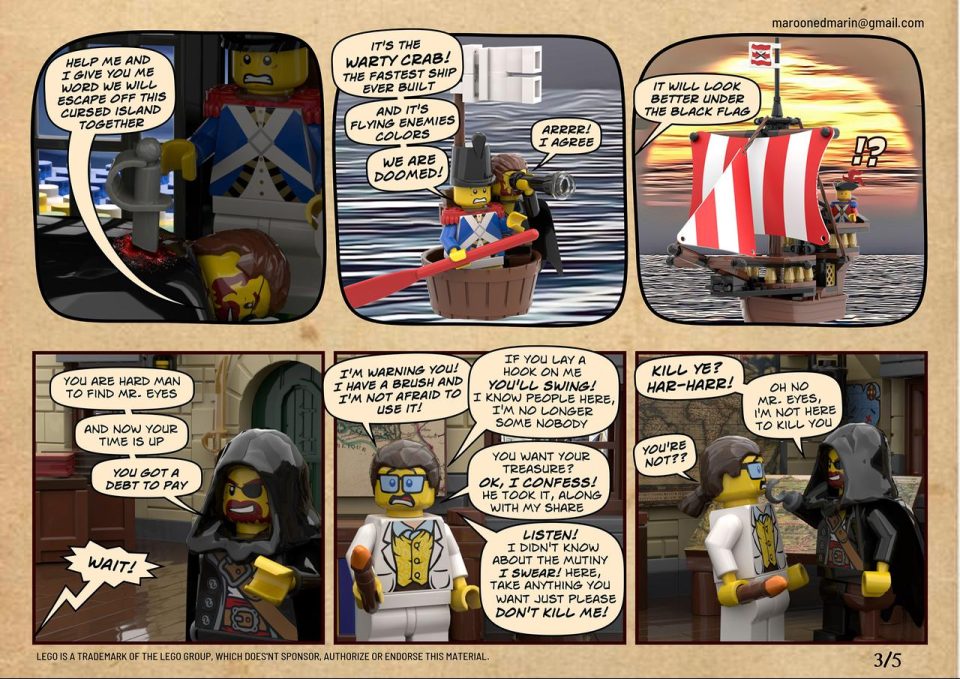 Page 3 of LEGO Pirates Comic