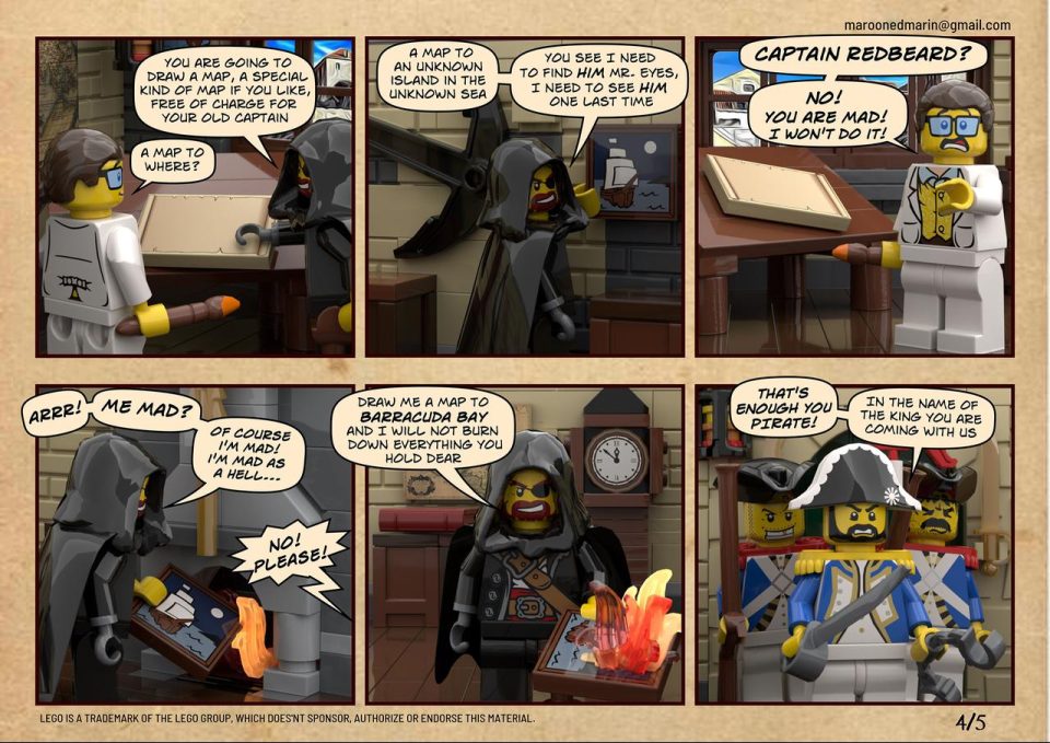 Page 4 of LEGO Pirates Comic