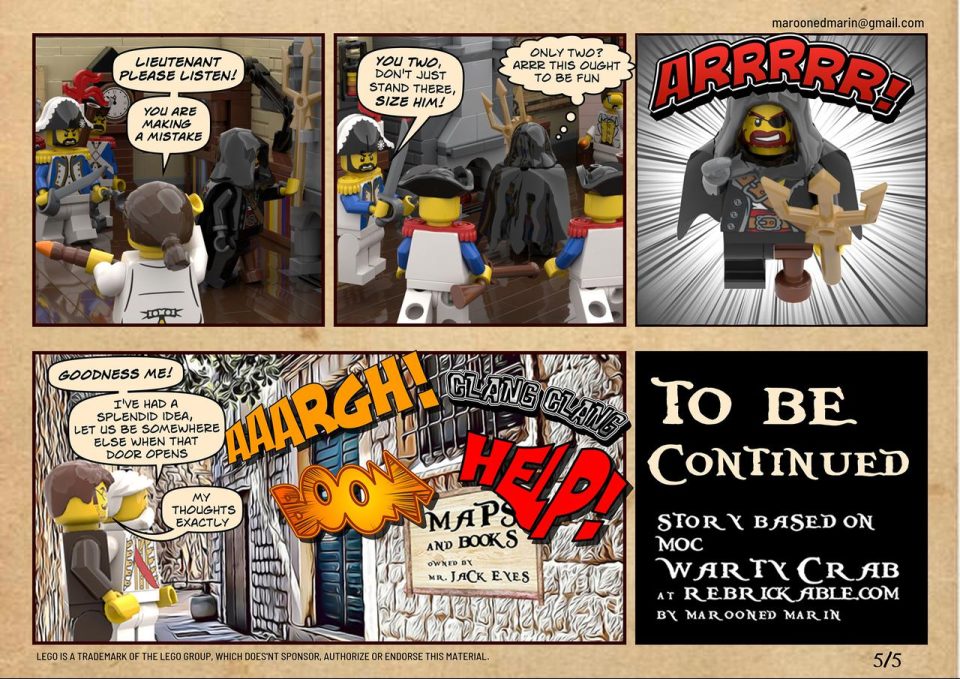 Page 5 of LEGO Pirates Comic