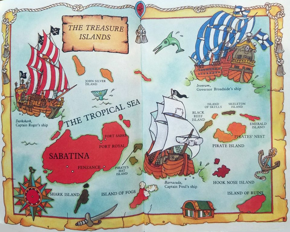 Map of Classic Pirates world 