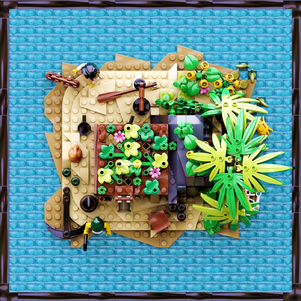 Top Down View of 6260 Shipwreck Island Remake