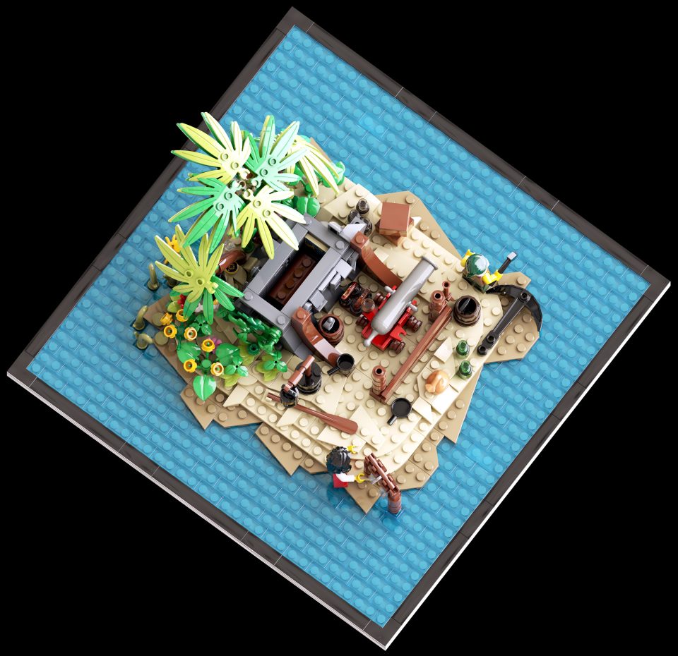 Another top Down View of 6260 Shipwreck Island Remake