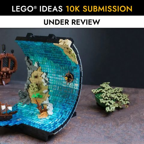 Thumbnail Image of “Land Ahoy” by Ralf Ranghaal reaches 10K Supporters on LEGO Ideas