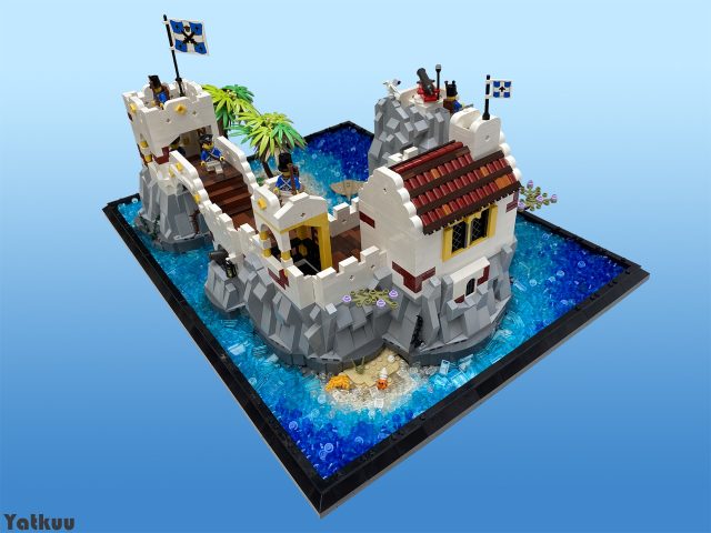 ZITIANYOUBUILD Pirates General Headquarters Forteresse avec carré
