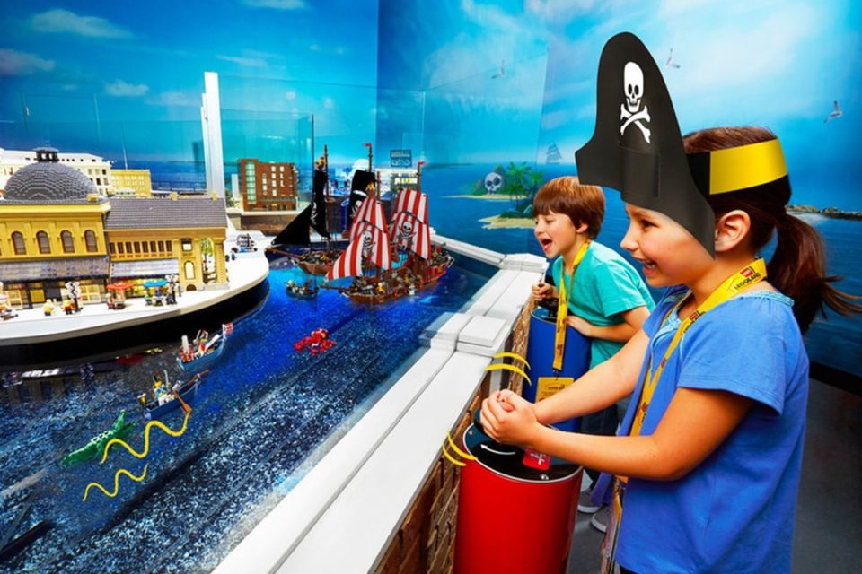 Children loving the LEGOLAND Discovery Centre